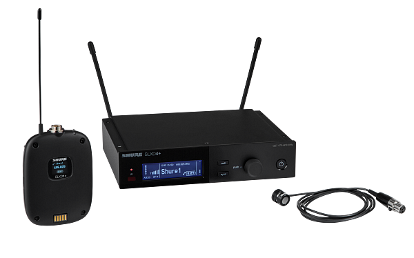 SLX-D+ WIRELESS SYSTEM WITH SLXD1+ BODYPACK TRANSMITTER AND WL185M (BLACK) LAVALIER MIC